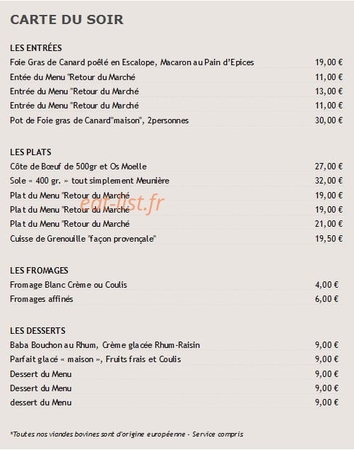 Le Saint André — carte page 1