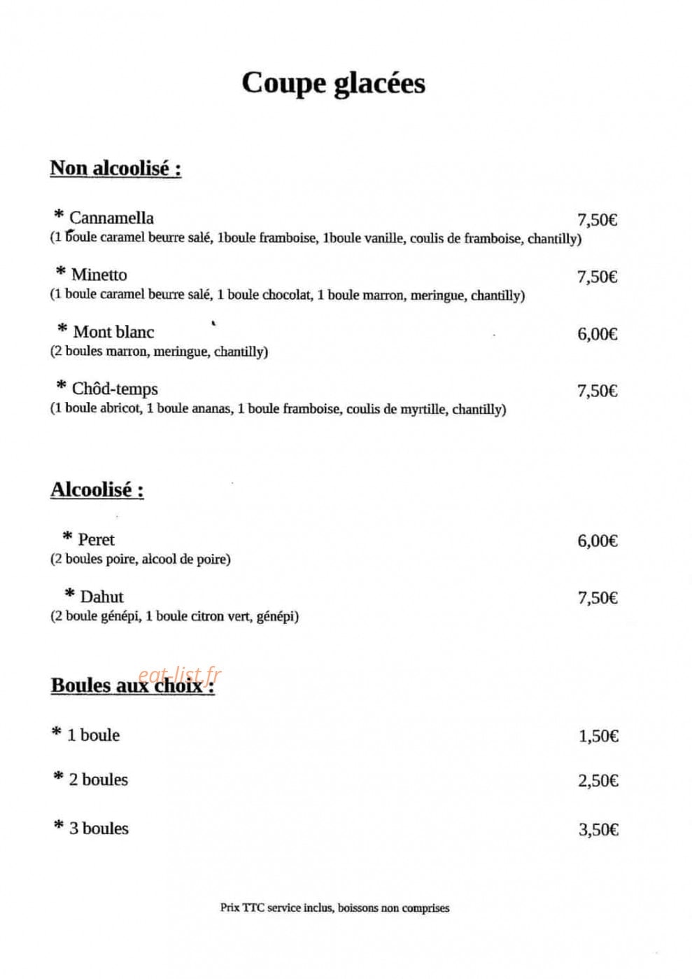 La gamelle — carte page 3