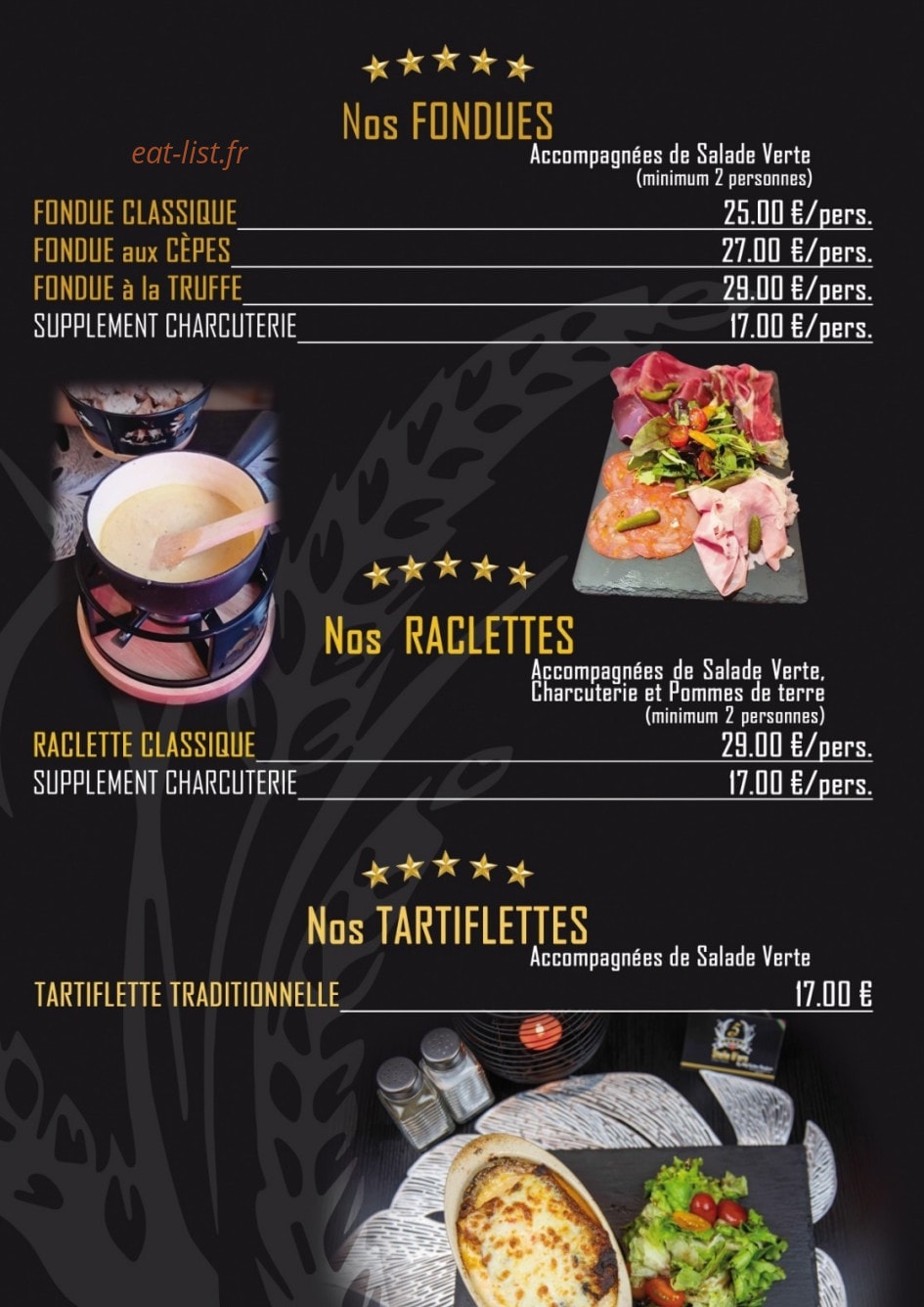 5 Stelle d'Oro — carte page 4