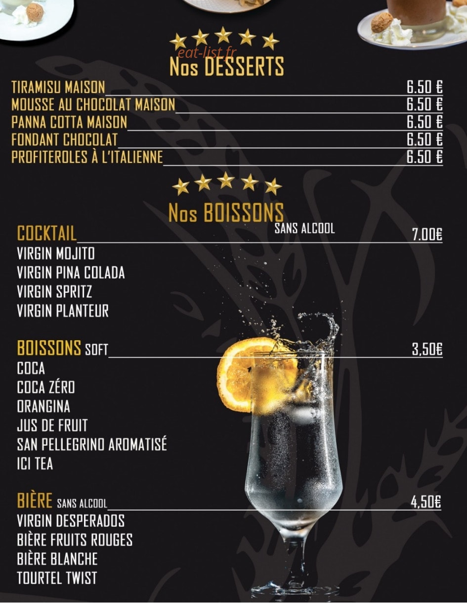 5 Stelle d'Oro — carte page 5