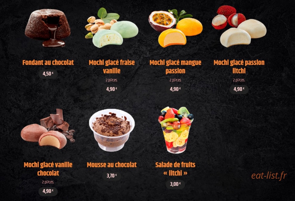 Aïko Sushi — carte page 12