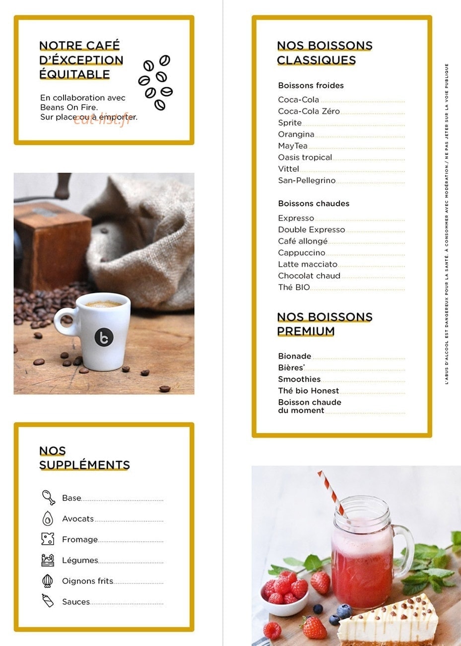 Bagel et Compagnie — carte page 4