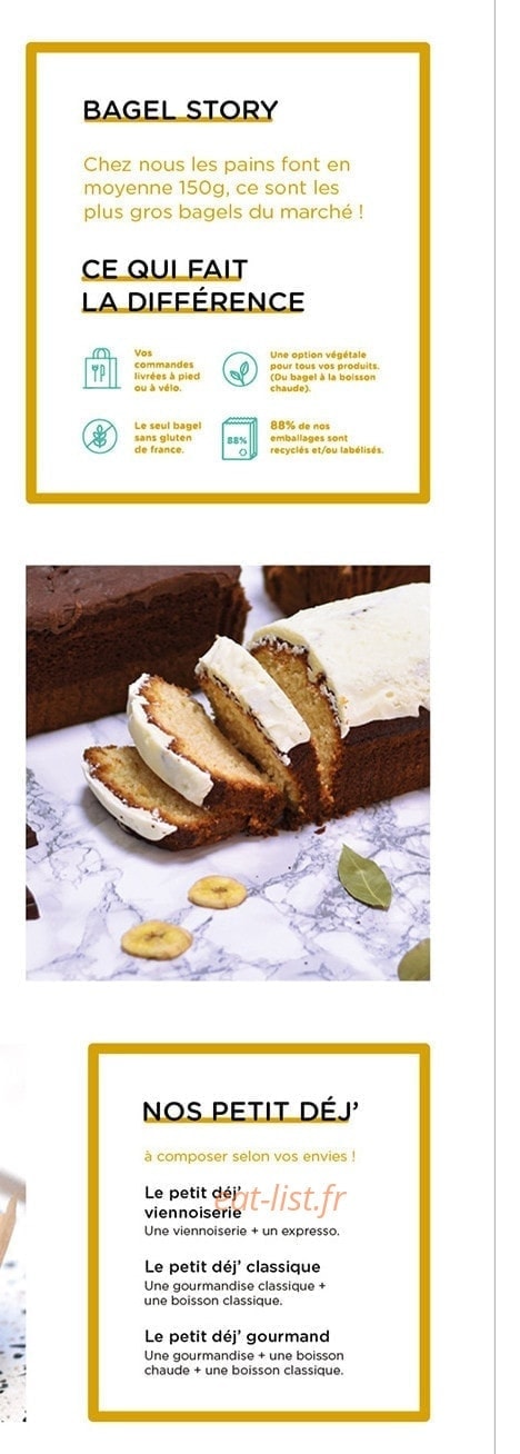 Bagel et Compagnie — carte page 3