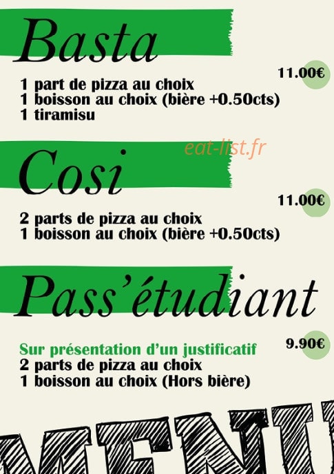Basta Cosi Presto — carte page 3