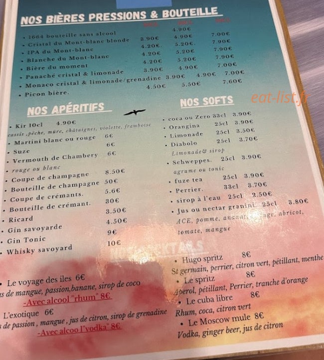 Bleu de toi — carte page 2