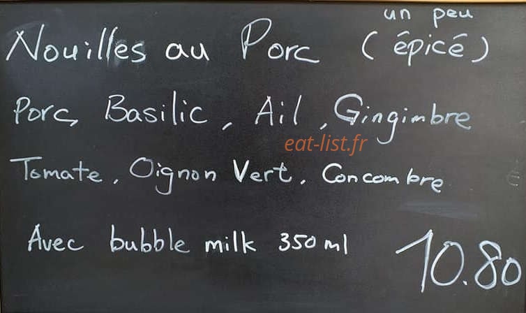 Bonjour Bon Jus — carte page 1