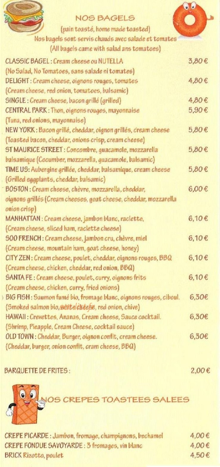 Boston Café — carte page 2