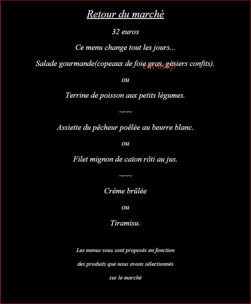 Brasserie Saint Maurice — carte page 2