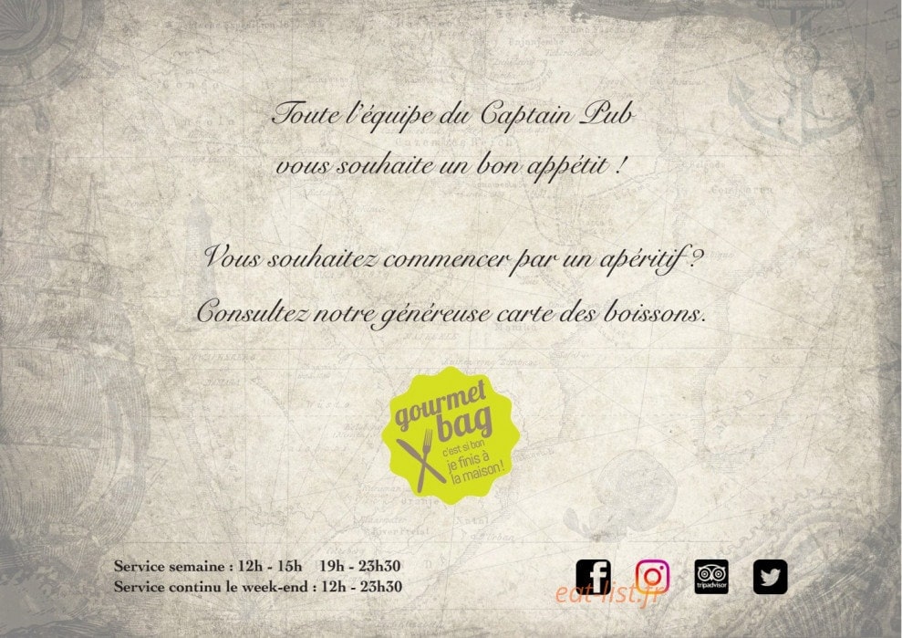Captain Pub — carte page 2