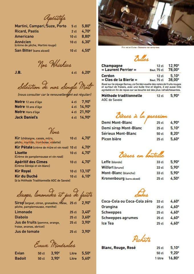 Chez Mamie Lise — carte page 2