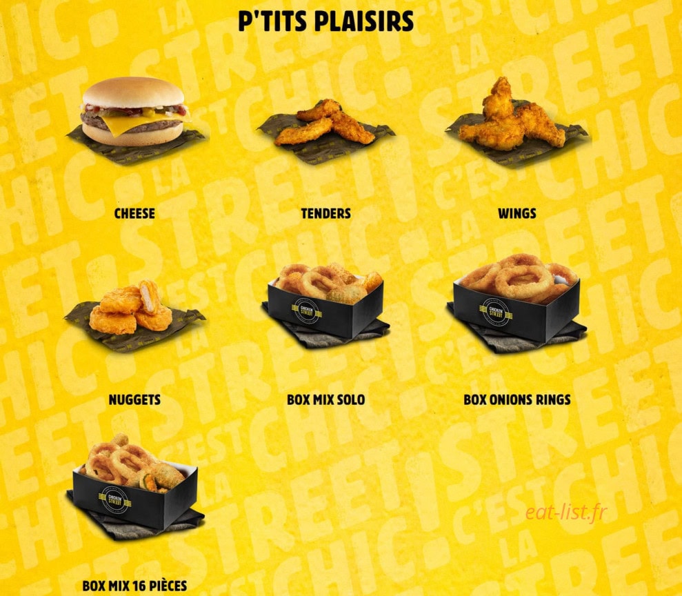 Chicken Street — carte page 4