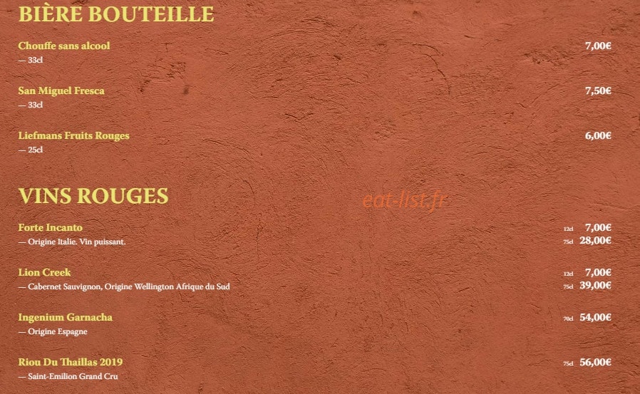 El Pueblo — carte page 9