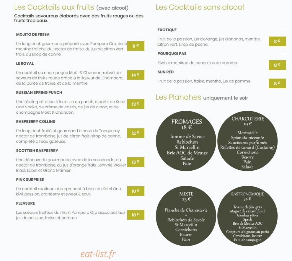 L'appart Du Dix-Sept — carte page 6