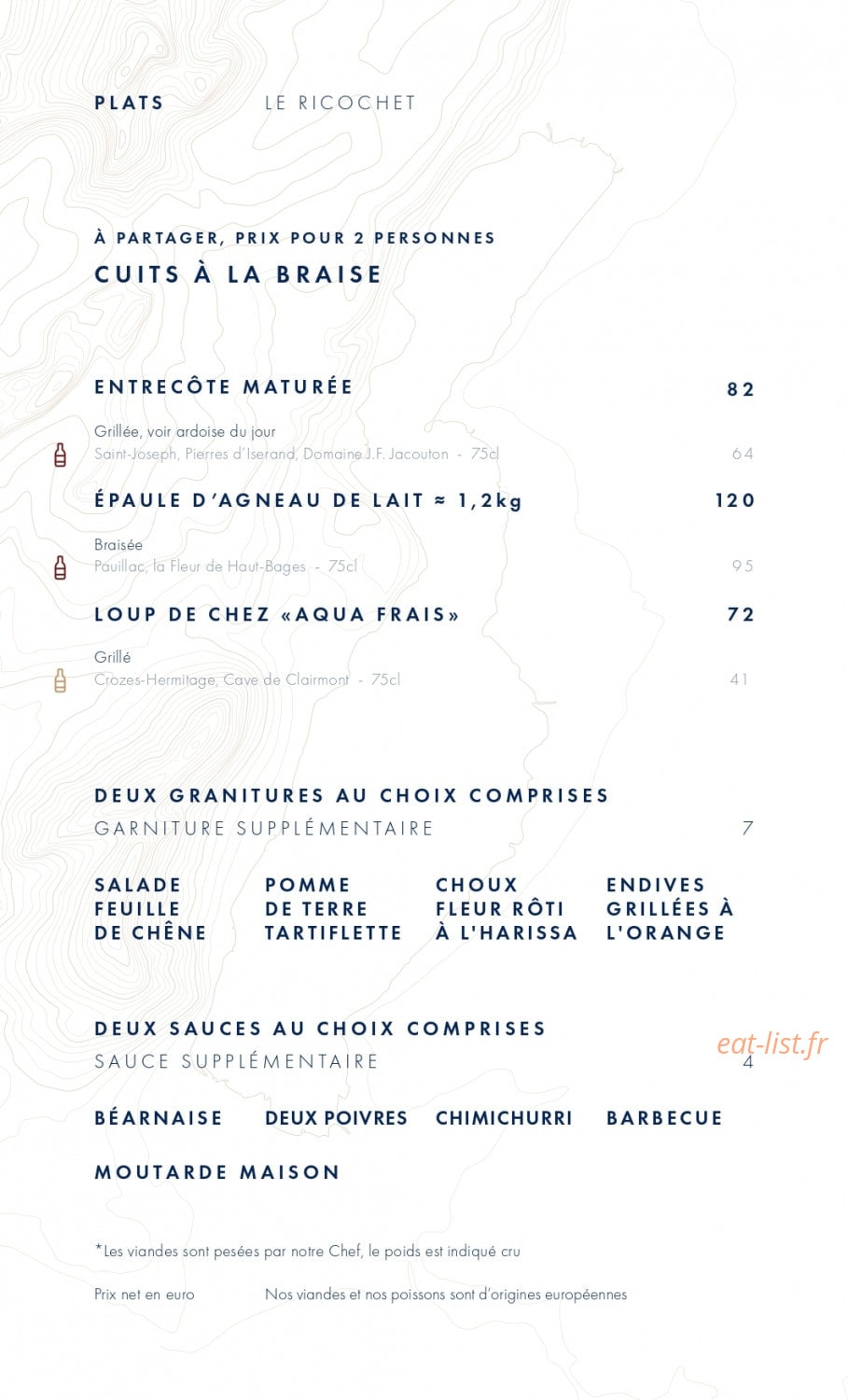 L'Ecailler — carte page 3