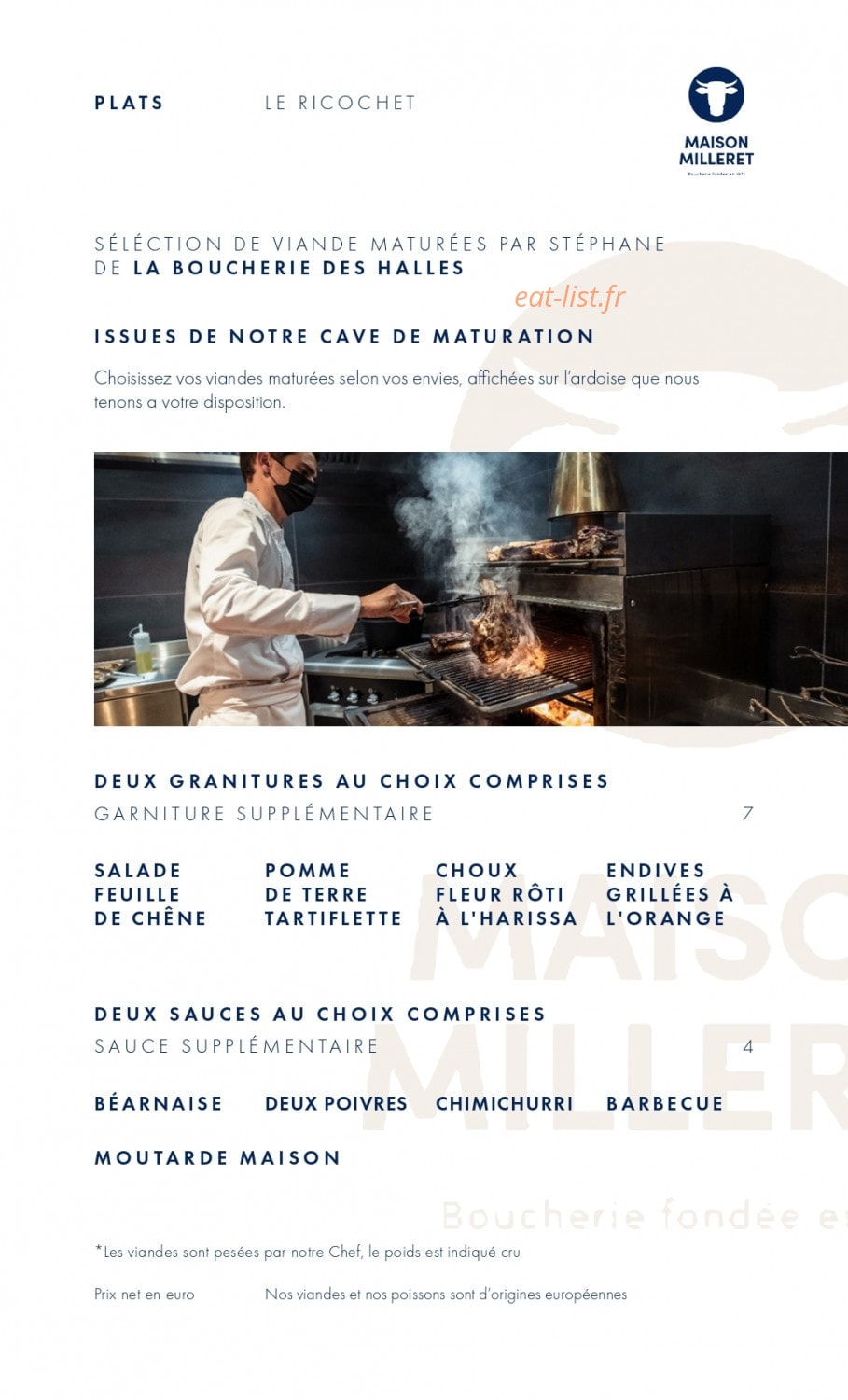 L'Ecailler — carte page 4
