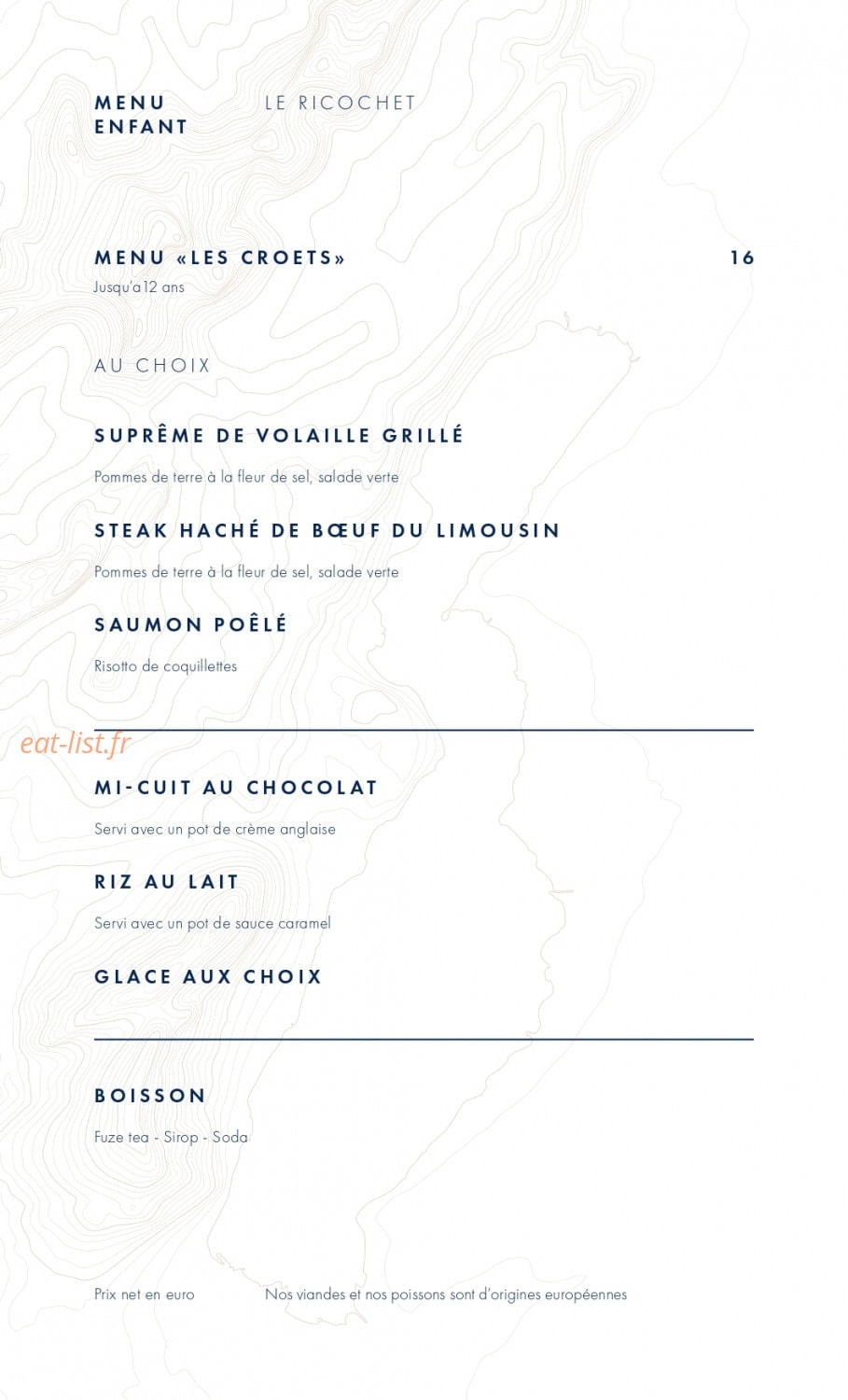 L'Ecailler — carte page 7
