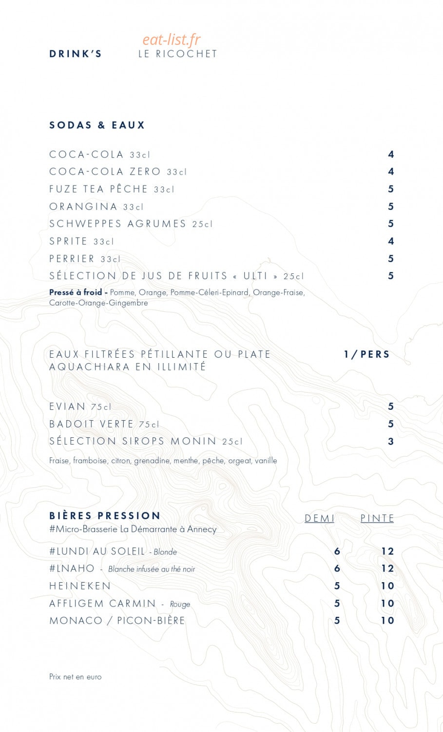 L'Ecailler — carte page 10