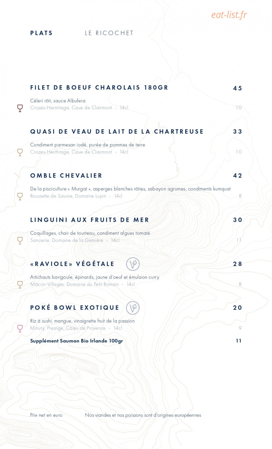 L'Ecailler — carte page 2