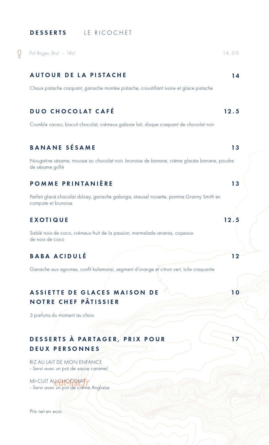 L'Ecailler — carte page 5