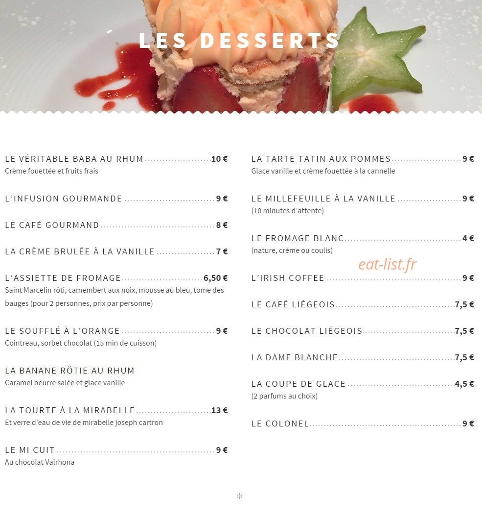 L'Étage — carte page 5