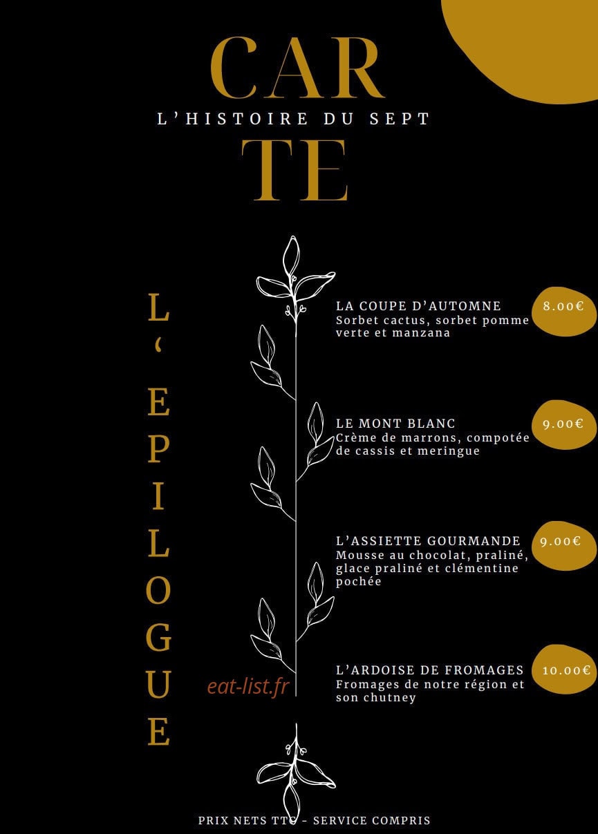 L'histoire du Sept — carte page 5