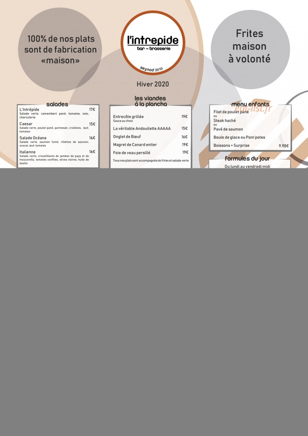 L' intrepide — carte page 1