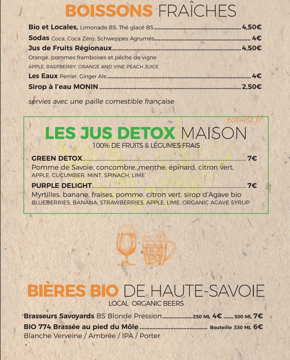 La Cabane — carte page 11