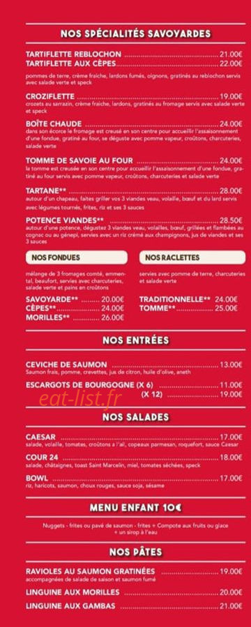 La cour 24 — carte page 1