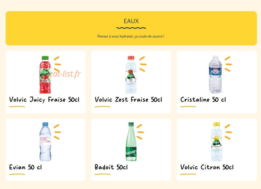 La Croissanterie — carte page 14