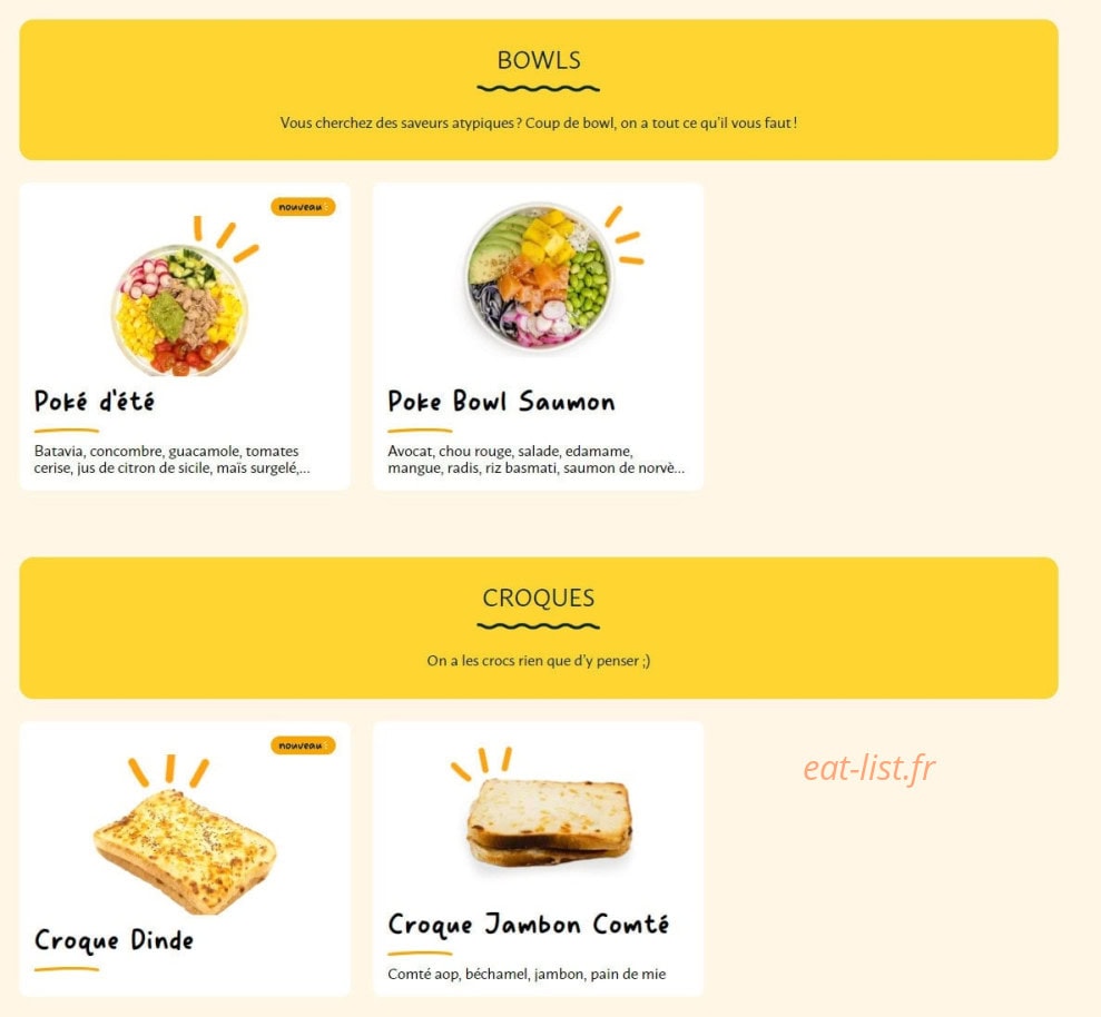 La Croissanterie — carte page 5