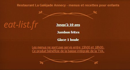 La Galéjade — carte page 2