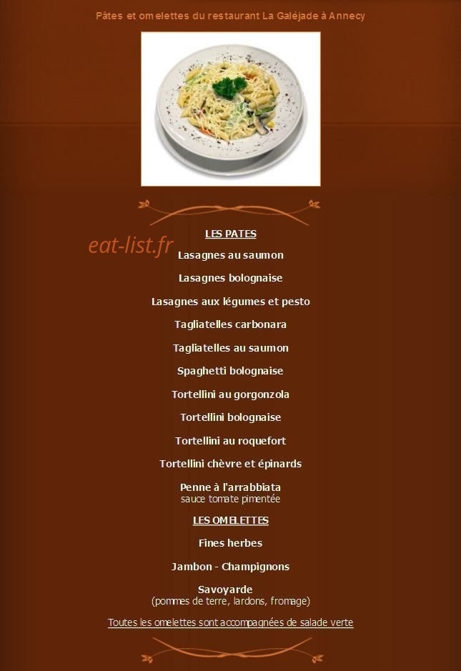 La Galéjade — carte page 13