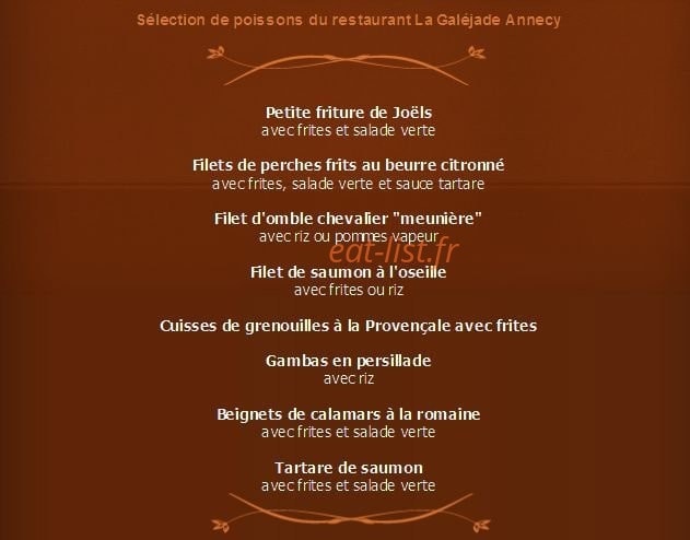 La Galéjade — carte page 11