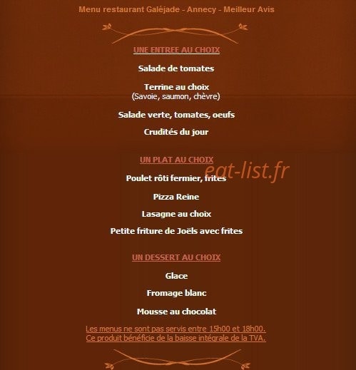 La Galéjade — carte page 1