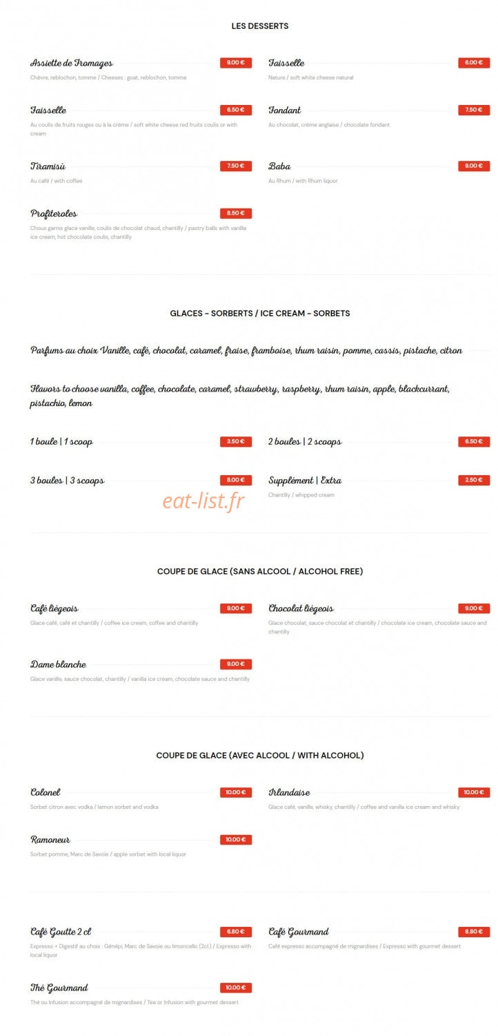 Le 7 Bistrot Perrière — carte page 7