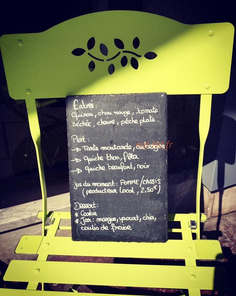 Le Bar Roux d'Heure — carte page 1
