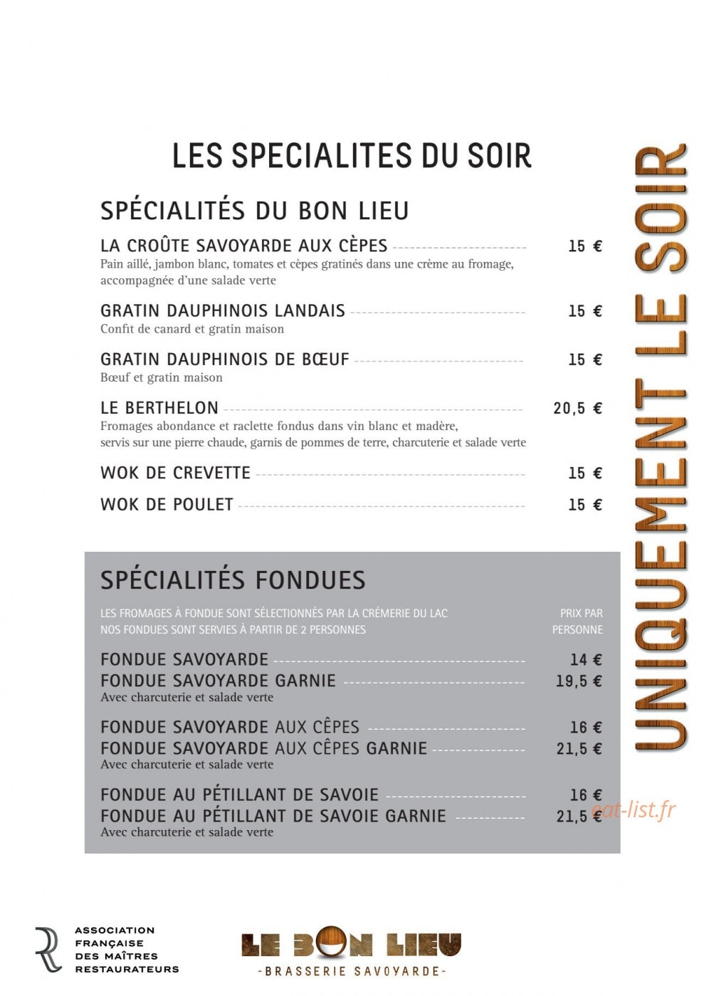 Le Bon Lieu — carte page 4