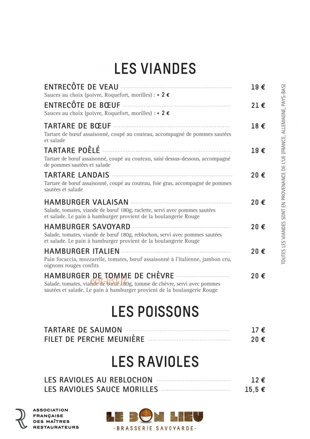 Le Bon Lieu — carte page 2