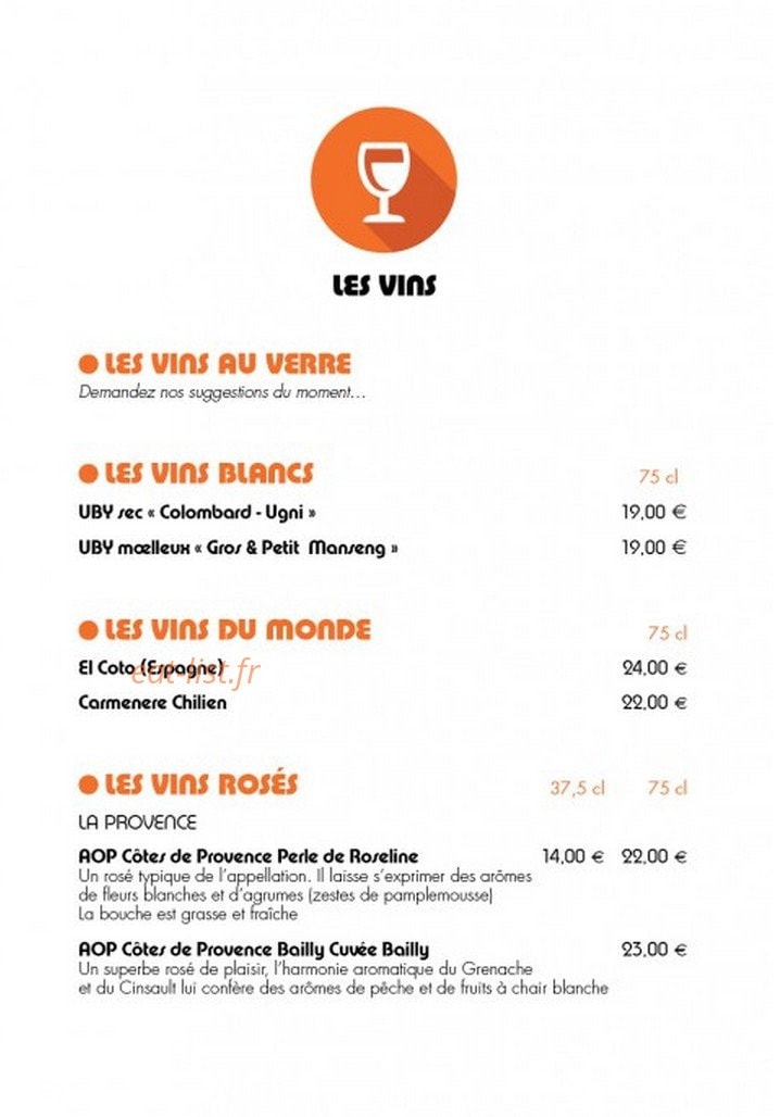 Le Bowl — carte page 7