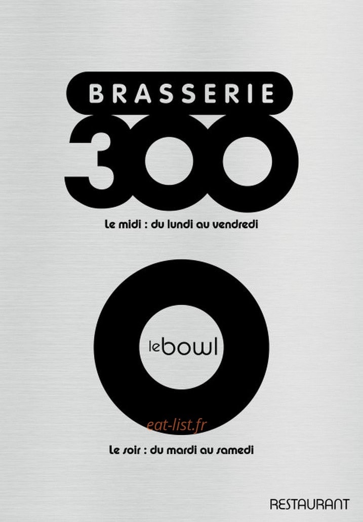Le Bowl — carte page 1