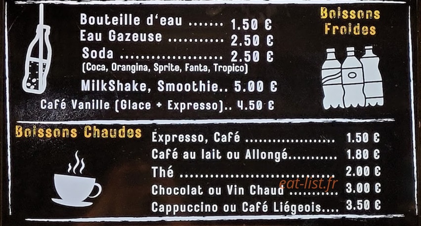 Le chichi — carte page 2