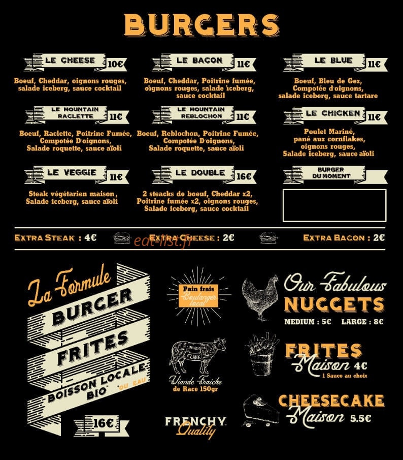 Le Frenchie — carte page 1