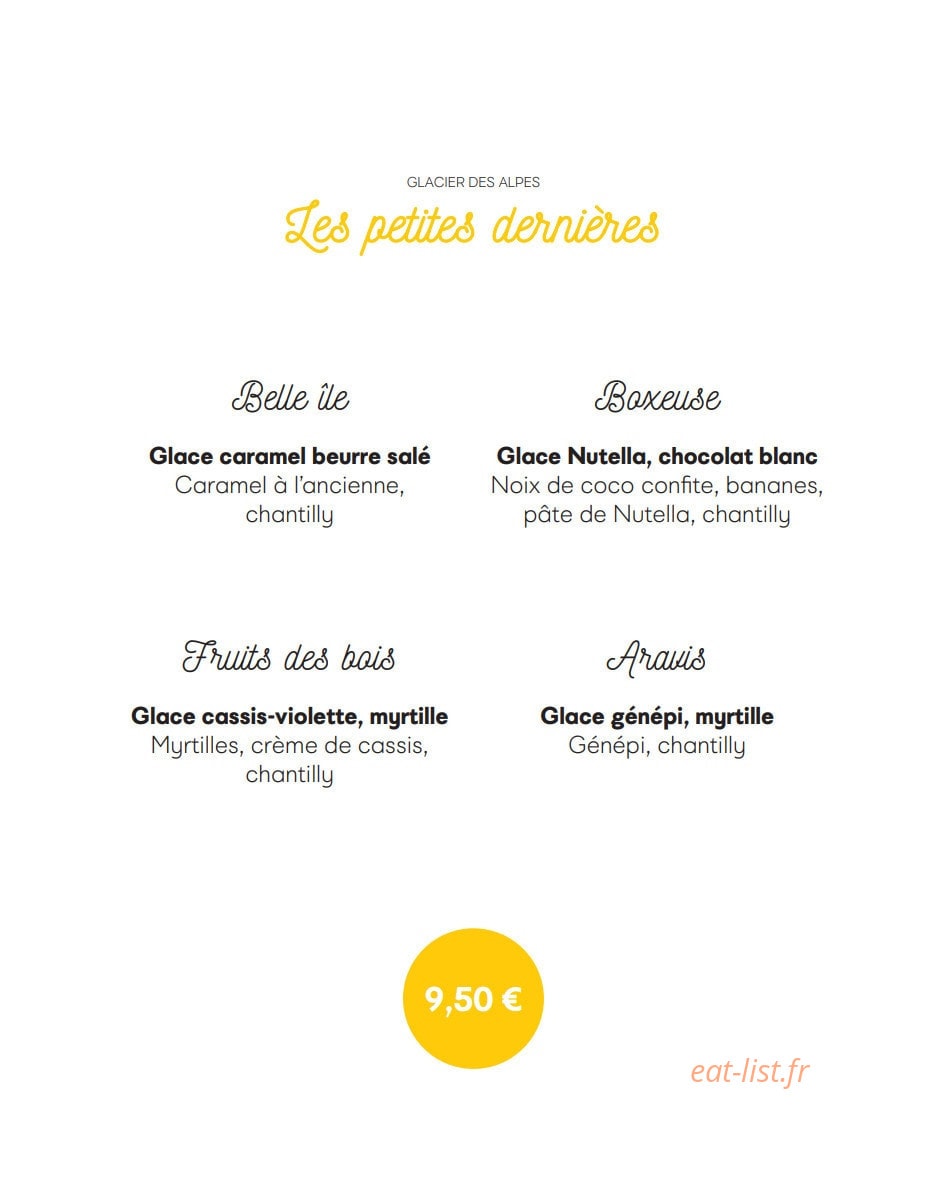 Le Glacier des Alpes — carte page 3