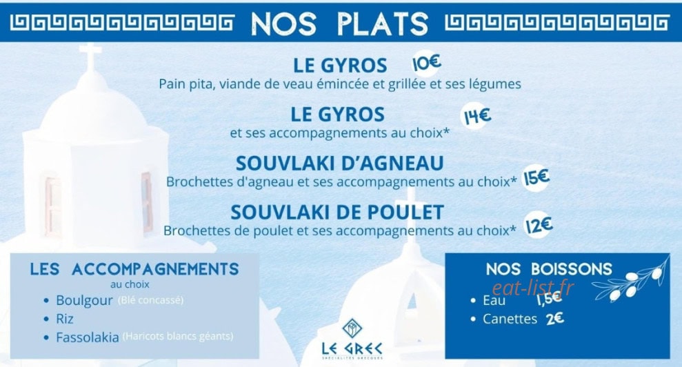 Le Grec — carte page 1