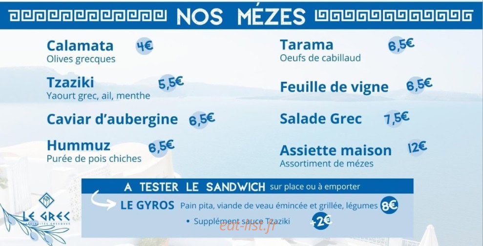 Le Grec — carte page 2