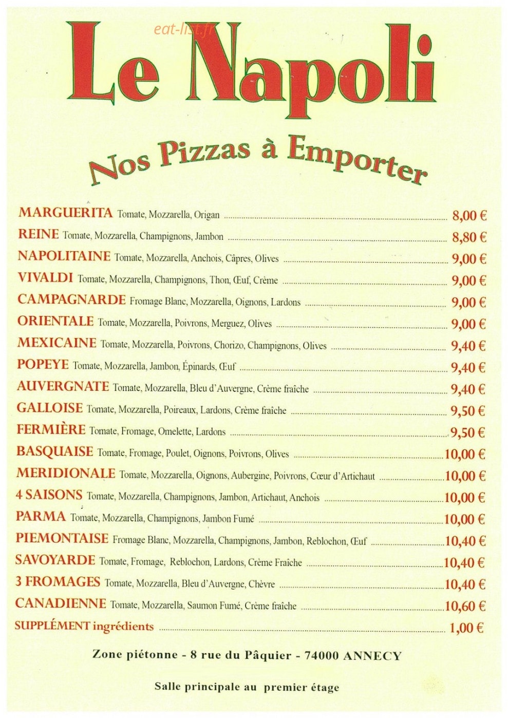 Le Napoli — carte page 5