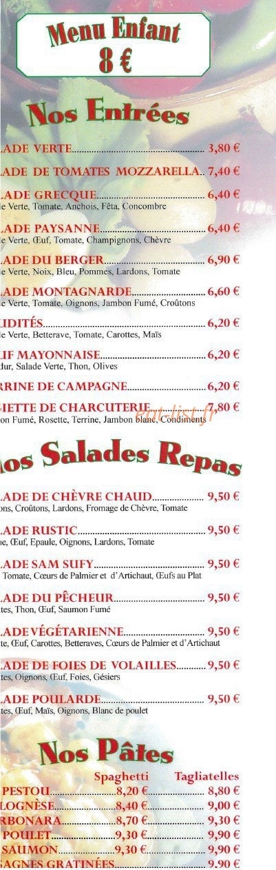 Le Napoli — carte page 1