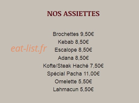 Le Pacha — carte page 3