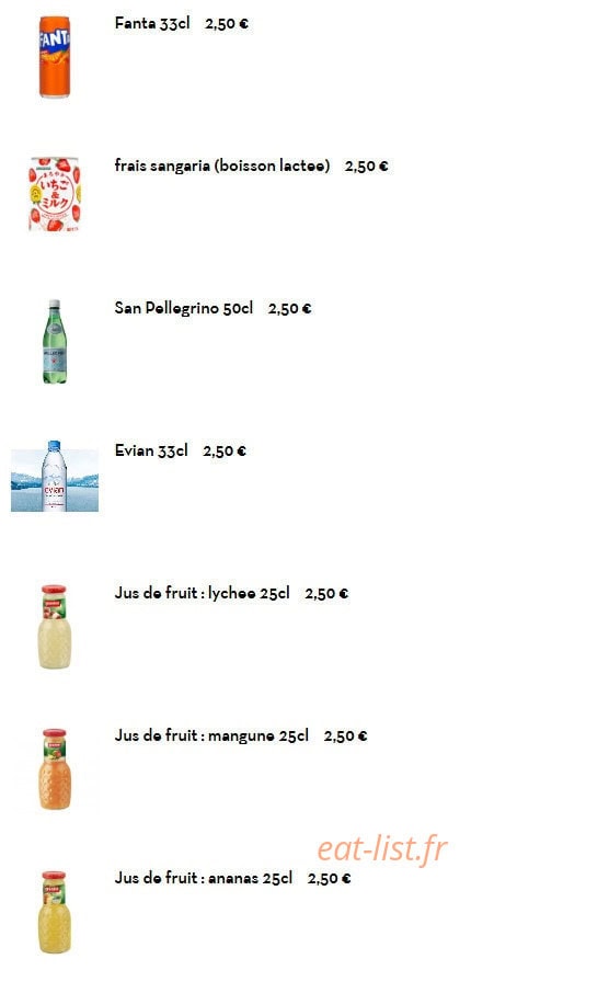 Le Panda Gourmet — carte page 26