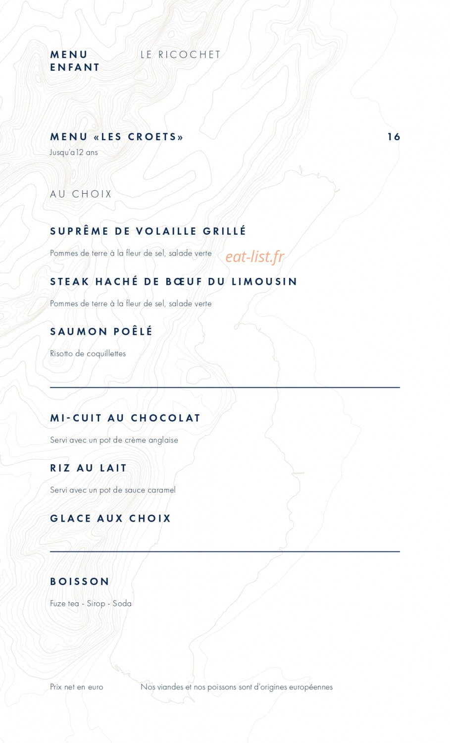 Le Ricochet — carte page 8